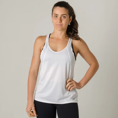 REGATA NIKE RUN FEMININA - Branco REGATA NIKE RUN FEMININA - Branco