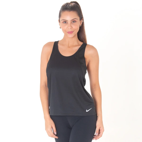 REGATA NIKE RUN FEMININA - Preto REGATA NIKE RUN FEMININA - Preto
