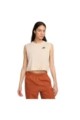 REGATA NIKE SPORTSWEAR ESSENTIAL CLUB FEMININA - Bege