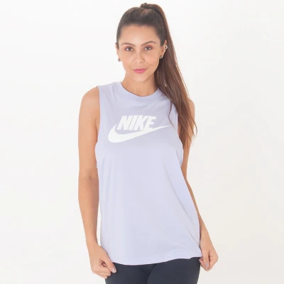 REGATA NIKE SPORTSWEAR ESSENTIAL FEMININA - Lilas REGATA NIKE SPORTSWEAR ESSENTIAL FEMININA - Lilas