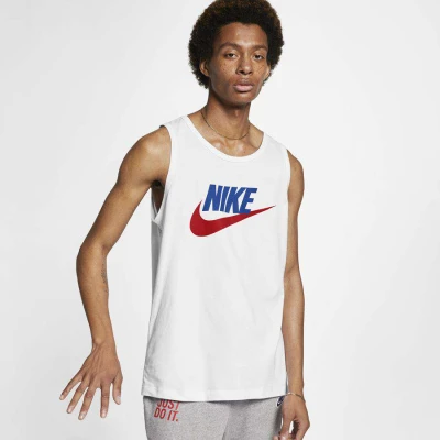 REGATA NIKE SPORTSWEAR ICON MASCULINA - Branco REGATA NIKE SPORTSWEAR ICON MASCULINA - Branco