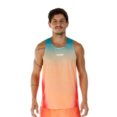 REGATA OLYMPIKUS CORRE MASCULINO - Laranja/vermelho