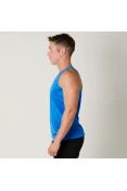 REGATA PARA CORRIDA ASICS BASIC TANK MASCULINA - Azul REGATA PARA CORRIDA ASICS BASIC TANK MASCULINA - Azul