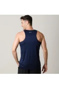 REGATA PARA CORRIDA ASICS BASIC TANK MASCULINA - Marinho REGATA PARA CORRIDA ASICS BASIC TANK MASCULINA - Marinho
