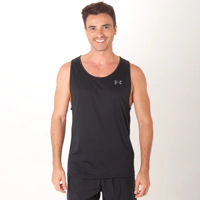 REGATA UNDER ARMOUR TECH 2.0 MASCULINA - Preto