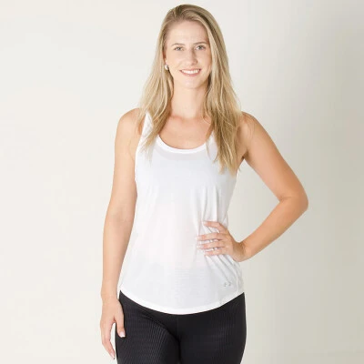 REGATA UNDER ARMOUR THREADBORNE STREAKER FEMININA - Branco