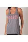 REGATA UNDER ARMOUR THREADBORNE TRAIN FEMININA - Grafite REGATA UNDER ARMOUR THREADBORNE TRAIN FEMININA - Grafite