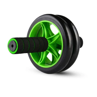 RODA POKER ABDOMINAL WHEEL BALANCE - Preto/verde