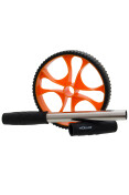 RODA VOLLO PARA EXERCÍCIOS SIMPLES - Preto/laranja RODA VOLLO PARA EXERCÍCIOS SIMPLES - Preto/laranja
