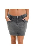 SAIA ADIDAS DENIM FEMININA - Preto