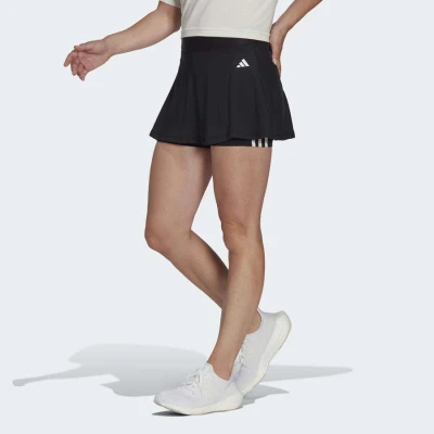 SAIA SHORTS ADIDAS ESSENTIALS 3 LISTRAS FEMININA - Preto/branco