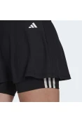 SAIA SHORTS ADIDAS ESSENTIALS 3 LISTRAS FEMININA - Preto/branco