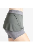 SAIA SHORTS ADIDAS FEMININA - Chumbo/grafite