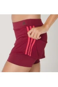SAIA SHORTS ADIDAS VWO FEMININA - Bordo
