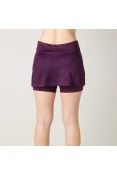 SAIA SHORTS ADIDAS WORKOUT ESTAMPA GEOMÉTRICA FEMININA - Roxo