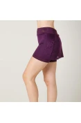 SAIA SHORTS ADIDAS WORKOUT ESTAMPA GEOMÉTRICA FEMININA - Roxo