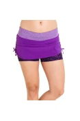 SAIA SHORTS NIKE HO15 RIVAL SKIRT FEMININA - Roxo