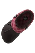 SANDÁLIA CROCS BLITZEN WINTER PLAID INFANTIL - Marrom
