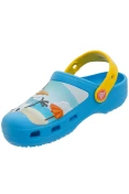 SANDÁLIA CROCS CC OLAF FROZEN CLOG INFANTIL - Azul celeste/amarelo