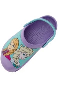 SANDÁLIA CROCS FROZEN CLOG INFANTIL - Lilas/azul celeste
