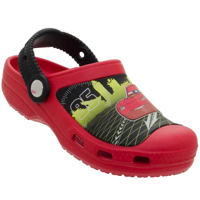 SANDÁLIA CROCS LIGHTNING MCQUEEN CLOG INFANTIL - Vermelho/preto