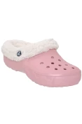 SANDÁLIA CROCS MAMMOTH EVO CLOG INFANTIL - Rosa/branco