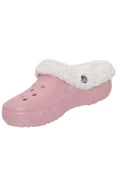 SANDÁLIA CROCS MAMMOTH EVO CLOG INFANTIL - Rosa/branco