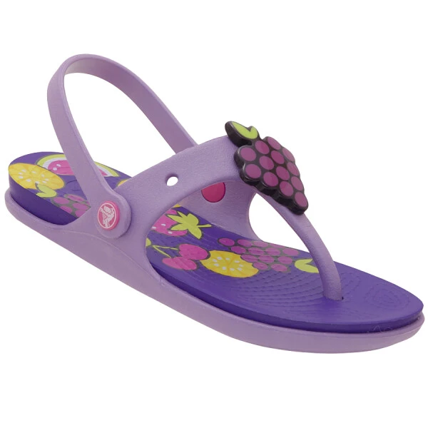 SANDÁLIA CROCS REINA FLIP FLOP INFANTIL - Roxo