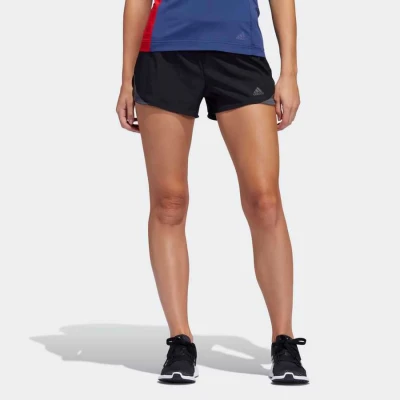 SHORT RUN IT ADIDAS FEMININO - Preto/grafite