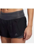 SHORT RUN IT ADIDAS FEMININO - Preto/grafite