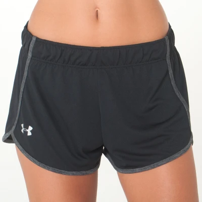 SHORT UNDER ARMOUR MESH 5IN FEMININO - Preto