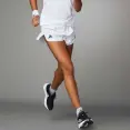 SHORTS ADIDAS ADIZERO ESSENTIALS FEMININO - Branco SHORTS ADIDAS ADIZERO ESSENTIALS FEMININO - Branco