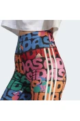 SHORTS ADIDAS BIKE FARM FEMININO - Azul/laranja