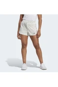 SHORTS ADIDAS BRAND LOVE 3 LISTRAS FEMININO - Branco/preto SHORTS ADIDAS BRAND LOVE 3 LISTRAS FEMININO - Branco/preto