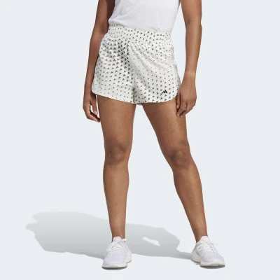 SHORTS ADIDAS BRAND LOVE 3 LISTRAS FEMININO - Branco/preto SHORTS ADIDAS BRAND LOVE 3 LISTRAS FEMININO - Branco/preto