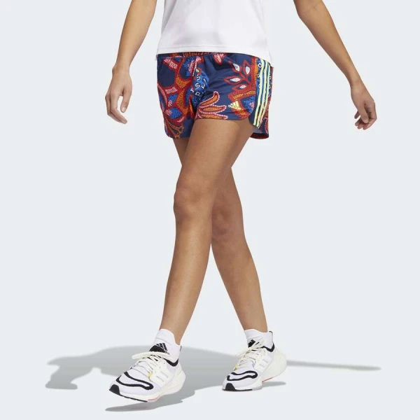 SHORTS ADIDAS FARM FEMININO - Marinho/vermelho SHORTS ADIDAS FARM FEMININO - Marinho/vermelho