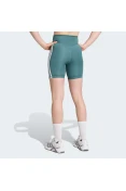 SHORTS ADIDAS LEGGING OPTIME ESSENTIALS 3S FEMININO - Verde/branco