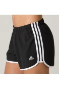 SHORTS ADIDAS M20 FEMININO - Preto/branco