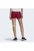 SHORTS ADIDAS MARATHON 20 FEMININO - Bordo/branco