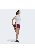 SHORTS ADIDAS MARATHON 20 FEMININO - Bordo/branco
