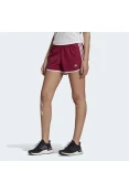 SHORTS ADIDAS MARATHON 20 FEMININO - Bordo/branco