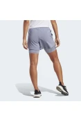 SHORTS ADIDAS MIN 2IN1 SHO FEMININO - Azul