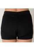 SHORTS ADIDAS MOBILITY DOIS-EM-UM FEMININO - Preto