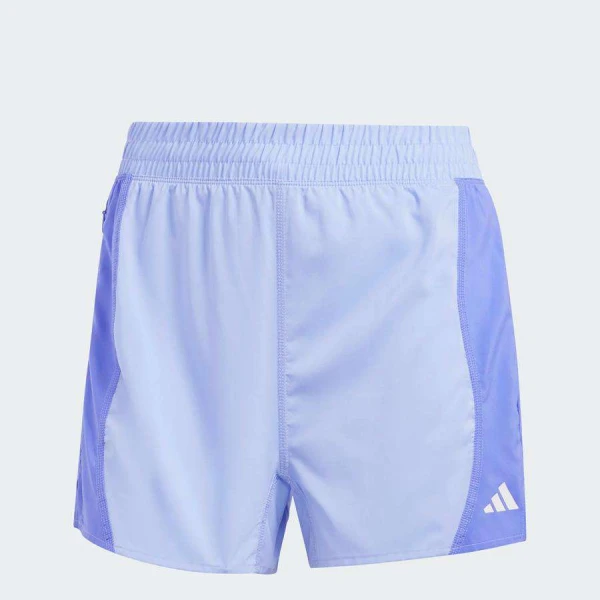 SHORTS ADIDAS OWN THE RUN BASE DUOCOLOR FEMININA - Azul celeste/azul SHORTS ADIDAS OWN THE RUN BASE DUOCOLOR FEMININA - Azul celeste/azul