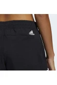 SHORTS ADIDAS PACER LOGO FEMININO - Preto/branco SHORTS ADIDAS PACER LOGO FEMININO - Preto/branco