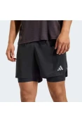 SHORTS ADIDAS RUN ESS 21 S MASCULINO - Preto SHORTS ADIDAS RUN ESS 21 S MASCULINO - Preto