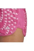 SHORTS ADIDAS RUN IT BRAND LOVE FEMININO - Pink/cinza