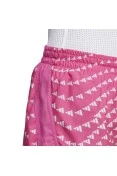 SHORTS ADIDAS RUN IT BRAND LOVE FEMININO - Pink/cinza