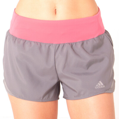 SHORTS ADIDAS RUN IT FEMININO - Grafite/pink SHORTS ADIDAS RUN IT FEMININO - Grafite/pink