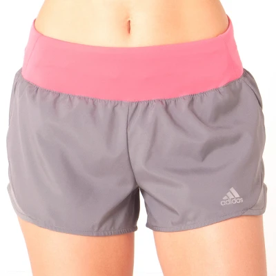 SHORTS ADIDAS RUN IT FEMININO - Grafite/pink SHORTS ADIDAS RUN IT FEMININO - Grafite/pink